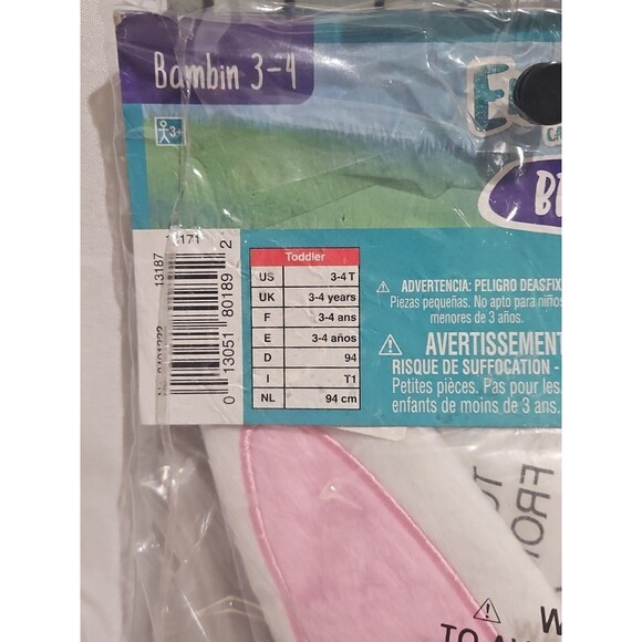 Enchantimals Bree Bunny GIRLS 5 Piece Costume TODDLER SIZE 3-4 - Picture 5 of 6